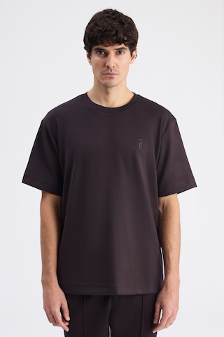 Twn Relaxed Fit Kahverengi Düz T-shirt 6ec144701535m Çok Renkli