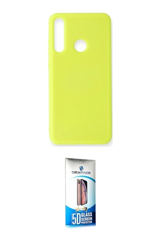 Cep Huawei Uyumlu Y6p Kılıf Ahenk Serisi İkili Koruma Seti Najmaddin Lacivert