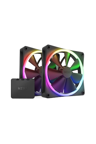 Nzxt F140 Rgb Siyah 120 Mm Fan 2'li Set Rf-r14df-b1