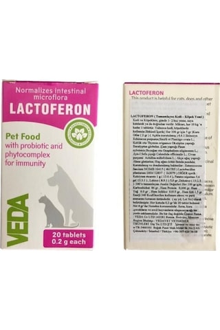 Veda Lactoferon Kedi ve Köpekler Için Probiyotik Bağışıklık Güçlendirici