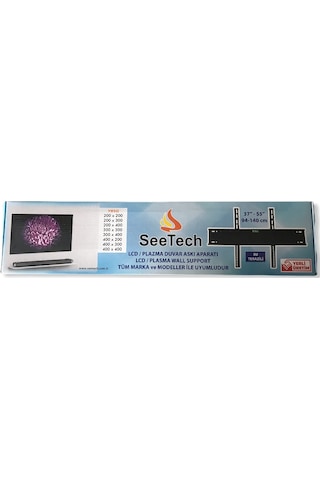 Led Tv Lcd Tv Duvar Askı Aparatı 94 140Cm 37 55 İnc Su Terazili