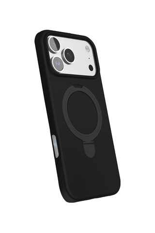 Newface Apple Uyumlu iPhone 18 Pro Max Regal Magsafe Standlı Kapak - Siyah Diğer