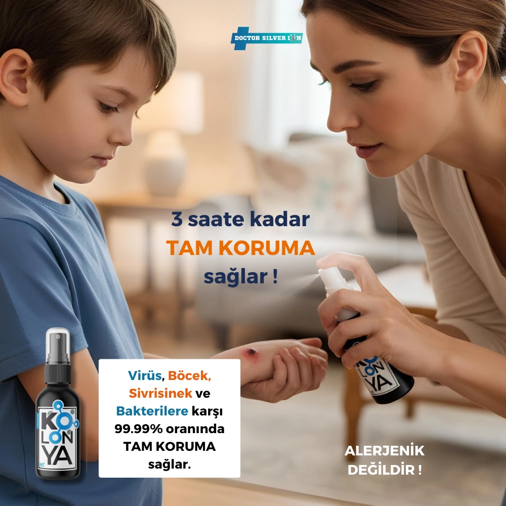 Doctor Silver Ion Gümüş Iyonlu Dezenfektan Kolonya 50 ML