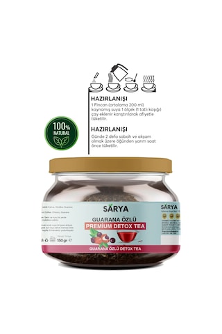 Sarya Guarana Özlü Premium Tea 150 G