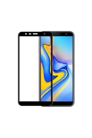 Samsung Galaxy Uyumlu J4 Plus Davin 5d Cam Ekran Koruyucu Siyah Senalstore