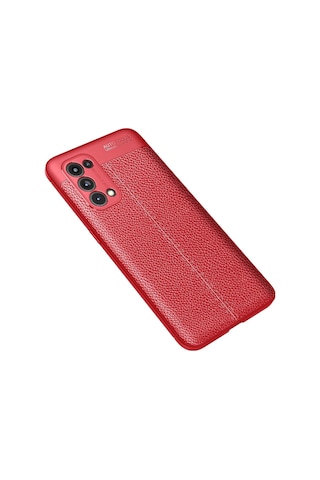Newface Oppo Reno 5 Pro Kılıf Auto Focus Kapak Semeglbl - 69 - Kırmızı