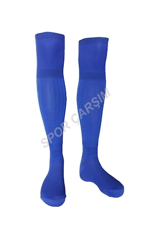Tam Profesyonel Çocuk Futbol Çorabı,Tozluk,Konç Mavi 7-14 Yaş