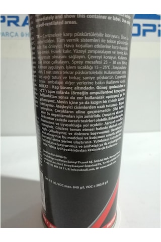 Pütür Sprey [Korozyon ve Pas Önleme] Gri 500Ml Motip