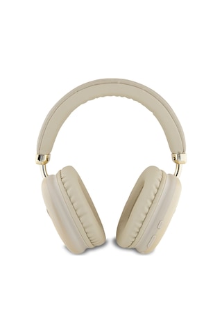 Guess Lisanslı Pu Metal Üçgen Logolu Bluetooth 5.3 Kulak Üstü Kulaklık Gold