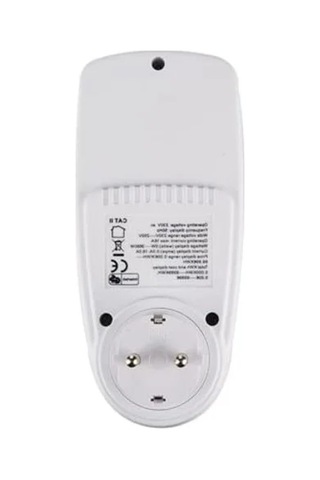 Priz Tipi Wattmetre, Enerji Sarfiyatı Ve Akım Ölçümü İçin 16a