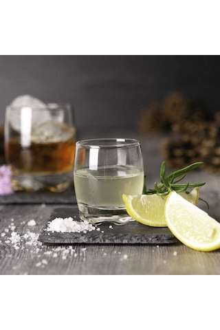 Lav Adore Likör Shot Bardağı - 12 Li Kahve Yanı Su Bardağı
