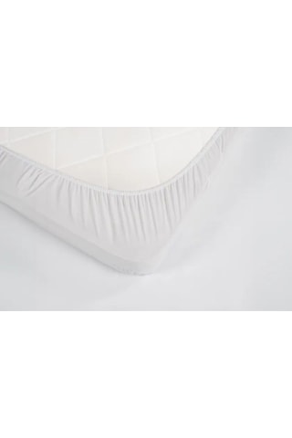 Fitted Sıvı Geçirmez Alez 120x200 Cm Beyaz