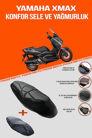 Yamaha Xmax Konfor Sele Ve Yağmurluk Kılıf Yamaha Xmax Konfor Sele Ve Yağmurluk Kılıf
