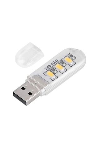 Portatif Mini Usb Led Işık Gece Okuma Kamp Lambası