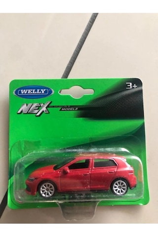 Honda S2000 Golf 8 Gti 1/64 Ölçek Diecast Metal Model Araba 2li Set Kırmızı
