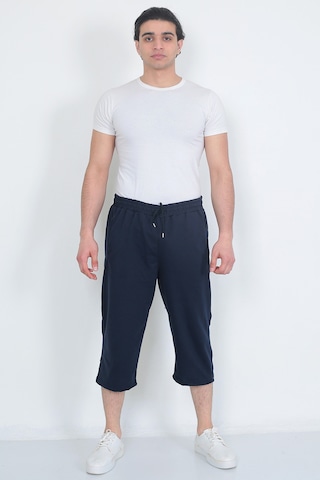 Lukitus Battal Büyük Beden Kapri Erkek Eşofman Altı Lacivert