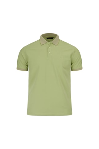 Hatemoğlu Yeşil Regular Fit Polo Yaka 100% Pamuklu Tişört Yeşil - Mavi