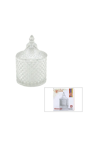 Yesink Glass Jar Tg-039 Cam Lokumluk Ve Şekerlik Diğer