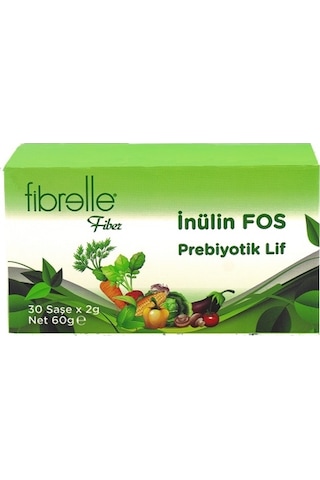 Fibrelle İnülin Fos Prebiyotik Lif 30 Saşe