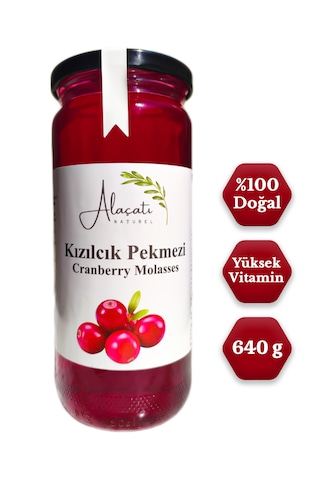 %100 Doğal Kızılcık Pekmezi Yüksek Vitamin Ve Antioksidan Kaynağı