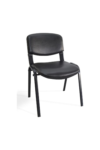 Ofiscombin 4 Lü Form Ofis Bekleme Sandalyesi Siyah
