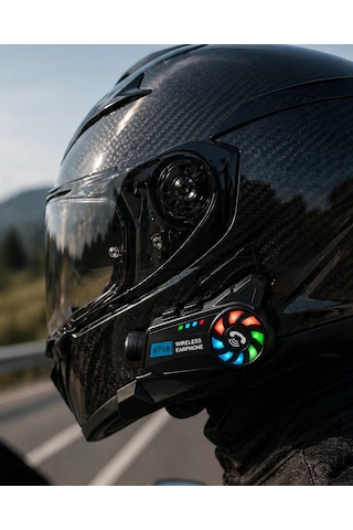Mey Najmaddin Kask Kamerası Bluetooth Bağlantılı 1080p Kayıt Ve Akıllı Kontrol Sistemi Najmaddin
