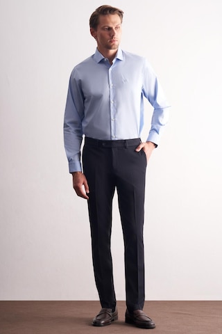 Lacivert Yan Cep Açık Paça Esnek Slim Fit Classic Casual Pantolon 1003255153 Lacivert