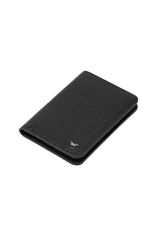 Tergan Siyah Deri Unisex Kredi Kartlık 1645A41