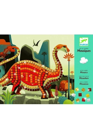 Djeco Mozaik Yapıştırma / Dinosaurs
