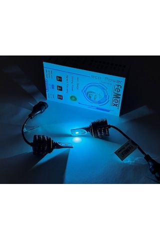 Femex Eco Power Buz Mavi 8000k Csp Chipset H8/11 Led Xenon Led Headlight