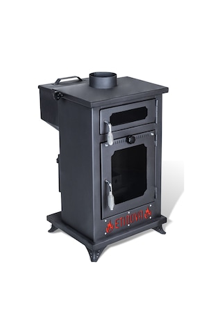 Etinova Eti-k4 Küçük Fırınlı Odun Ve Pelet Yakan Şömine Tipi Soba