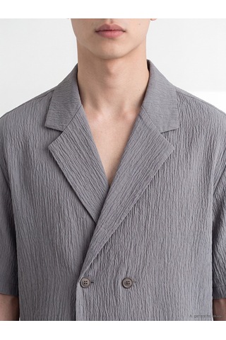 Lcw Vision Gri Loose Fit Erkek Gömlek