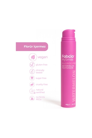Fabcio Mysmile Florürsüz Diş Macunu Karpuz Ferahlığı Tam Koruma