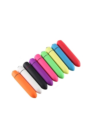 Carmine Su Geçirmez 10 Modlu Mini Bullet Vibratör Kırmızı