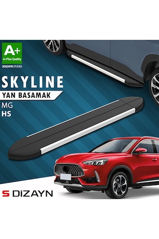 S-dizayn Mg Hs Skyline Aluminyum Yan Basamak 183 Cm 2021-2024 A+ Kalite