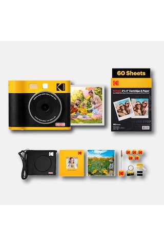Kodak Mini Shot 4 Era Siyah 4x4 + 60 Yaprak + Aksesuar Kiti