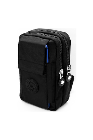 Lederax Krinkıl Mini Çapraz Göğüs Çantası Bodybag Ld49 Siyah