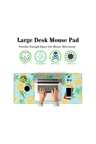Gaming Oyuncu Xl Mouse Pad Kaydırmaz Dikişli 80 30 Cm Mousepad 47
