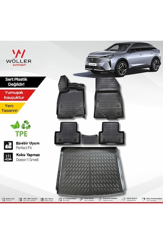 Peugeot Yeni 3008 Paspas Bagaj Havuzu Set Hybrid Ve Elektrikli Uyumlu 2024 Sonrası 3d Ultraflex Set Peugeot Yeni 3008 Paspas Bagaj Havuzu Set Hybrid Ve Elektrikli Uyumlu 2024 Sonrası 3d Ultraflex Set