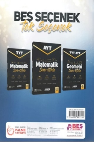 Beş Seçenek Yks Tyt Matematik Soru Kitabı Yeni