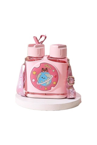 Lebeigo Askılı Ve Pipetli Çift Bardaklı Sevimli Kızlar