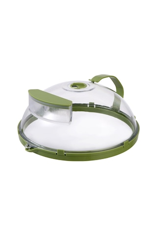 Su Buharlı Pişirici Saplı Mikrodalga Sıçrama Kapağı Plastik Bulaşık Kase Plaka Servis Kapağı