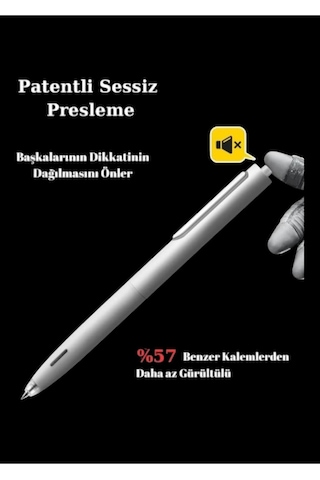 Writech Jel Kalem Seti 4 'lü Mavi Mürekkep W-0154 Up Sessiz Mekanizma Akıcı Yazım Diğer