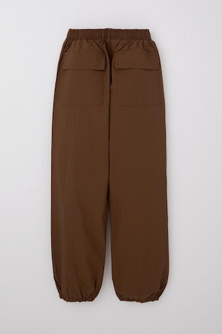 Breeze Kız Çocuk Paraşüt Jogger Paça Pantolon 6-12 Yaş, Koyu Kahve Koyu Kahverengi