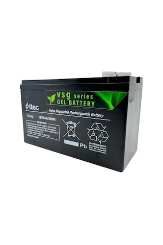 Ttec Jel Akü 12v 9ah Kesintisiz Güç İçin 2025 Üretimi