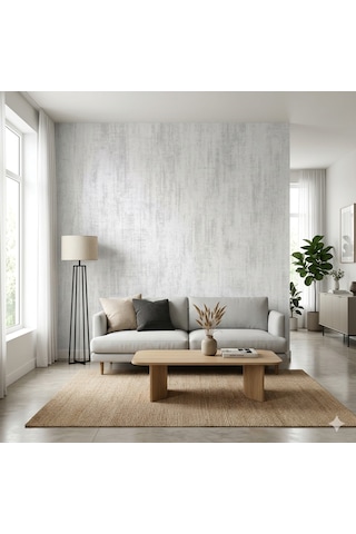 Decowall Salda 16m2 Duvar Kağıdı Silinebilir Beyaz