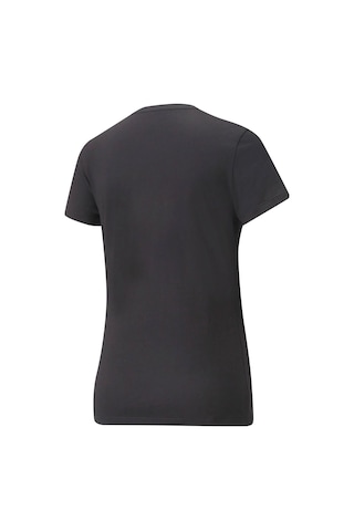 Puma Ess Metallic Logo Tee Kadın Günlük Tişört 84830301 Siyah 001