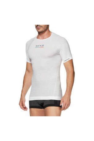 Sıx2 4 Mevsim Termal T-shirt Beyaz Karbon