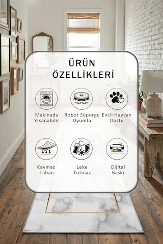 Yıkanabilir Yolluk 103 Gold