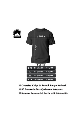 Unisex Pamuklu Ön Baskılı Papatya Kelebek Baskılı Kısa Kol T-shirt SIYAH